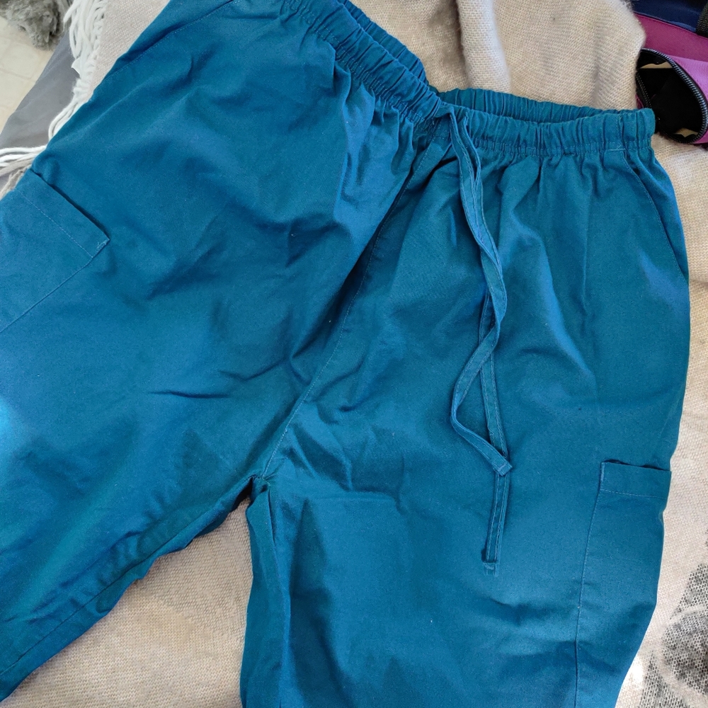 Turquoise Scrub Bottoms